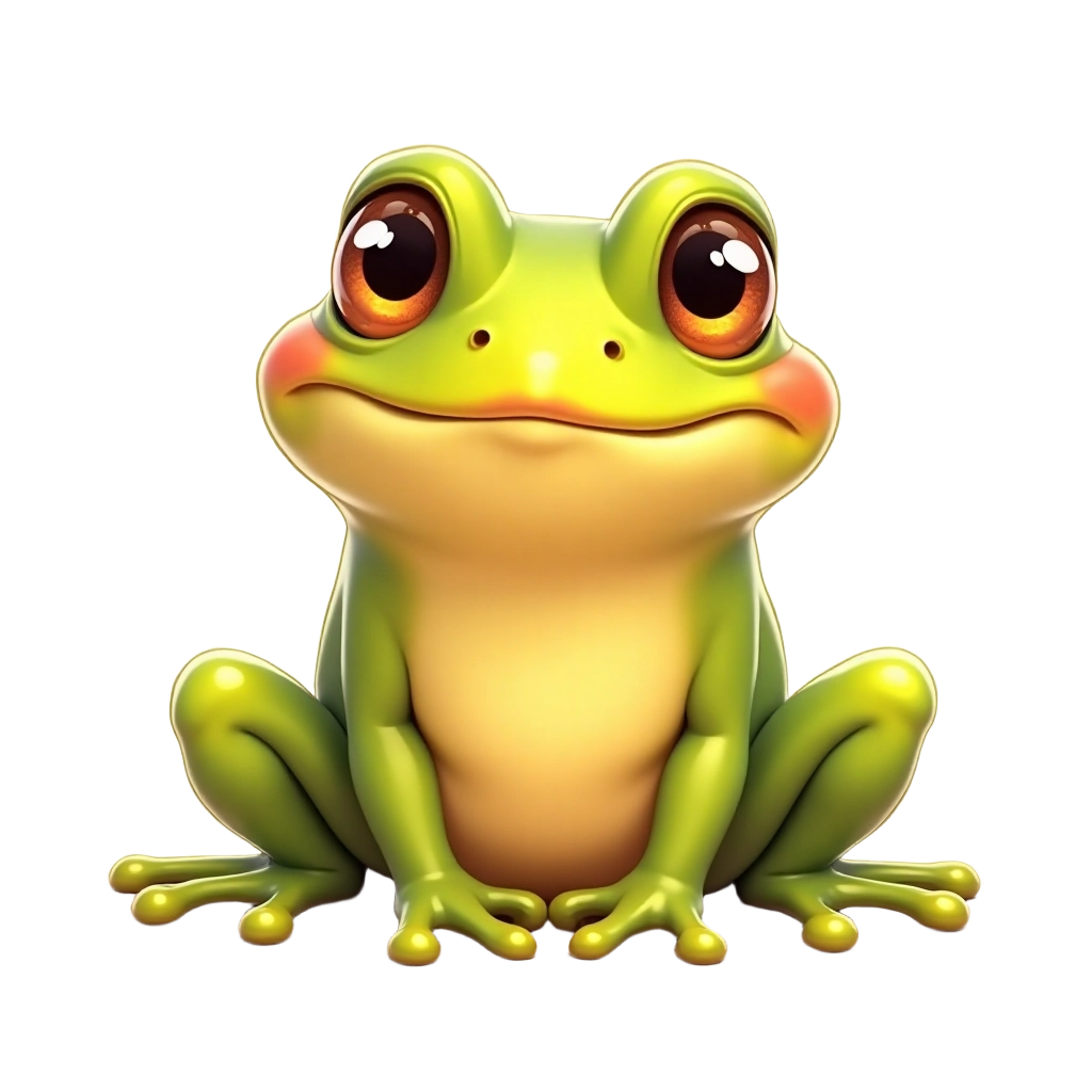 Adorable Frog Illustration